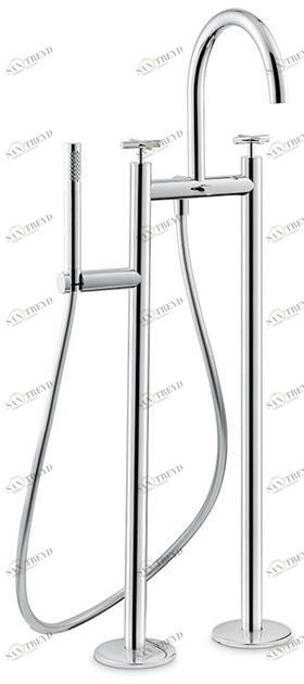 newform Отдельностоящая ванна с ручным душем Blink 70886c - 70986c