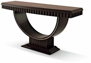 Carpanese Home Прямоугольная деревянная консоль Contemporary 7033