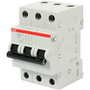 Автоматический выключатель ABB SH203L 3P C63 А 4.5 кА 2CDS243001R0634