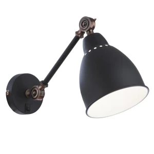 Бра Braccio 1xE27x60 Вт цвет чёрный матовый 18639005 STLM-2039578