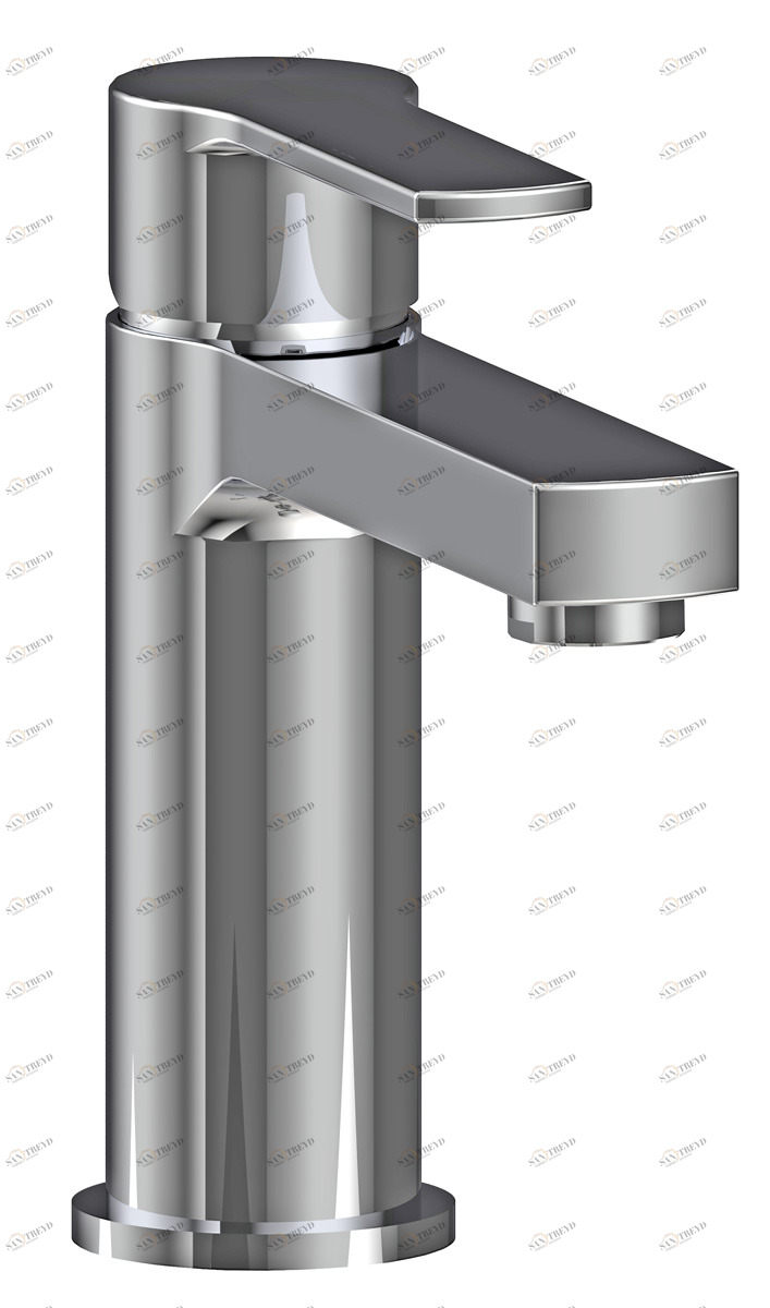 Смеситель на раковину без донного клапана CEZARES OVEST-LSM1-01-W0 