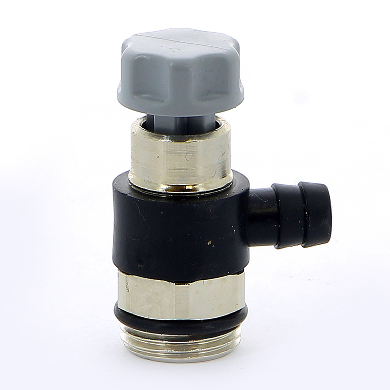 Вентиль Н-штуцер сливной вращающийся пластиковый маховик ITAP 3/8" 19538