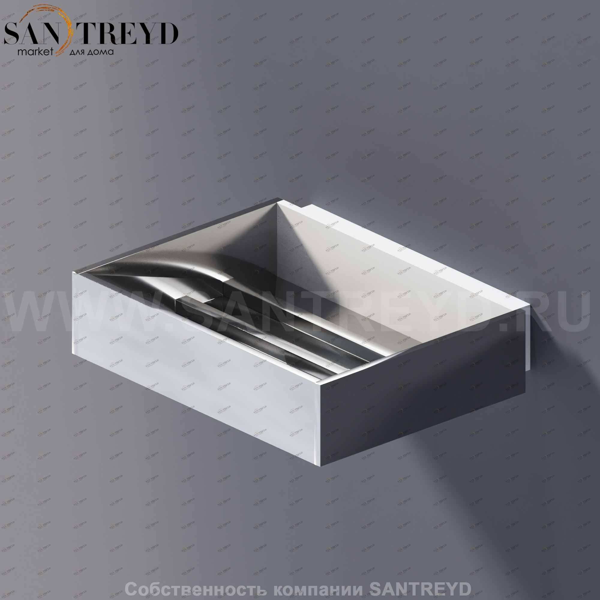 Agape PORTO Мыльница хромированная APOR0573