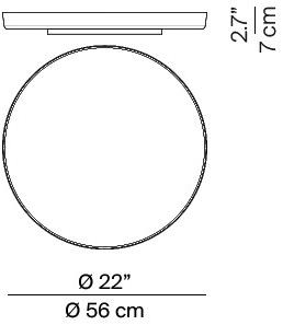LUCEPLAN Настенный светильник из экструдированного алюминия Compendium plate D81p - Вид №2