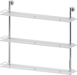 071 Полка с ограничителем 70 см тройная (стекло) LUX FBS Luxia