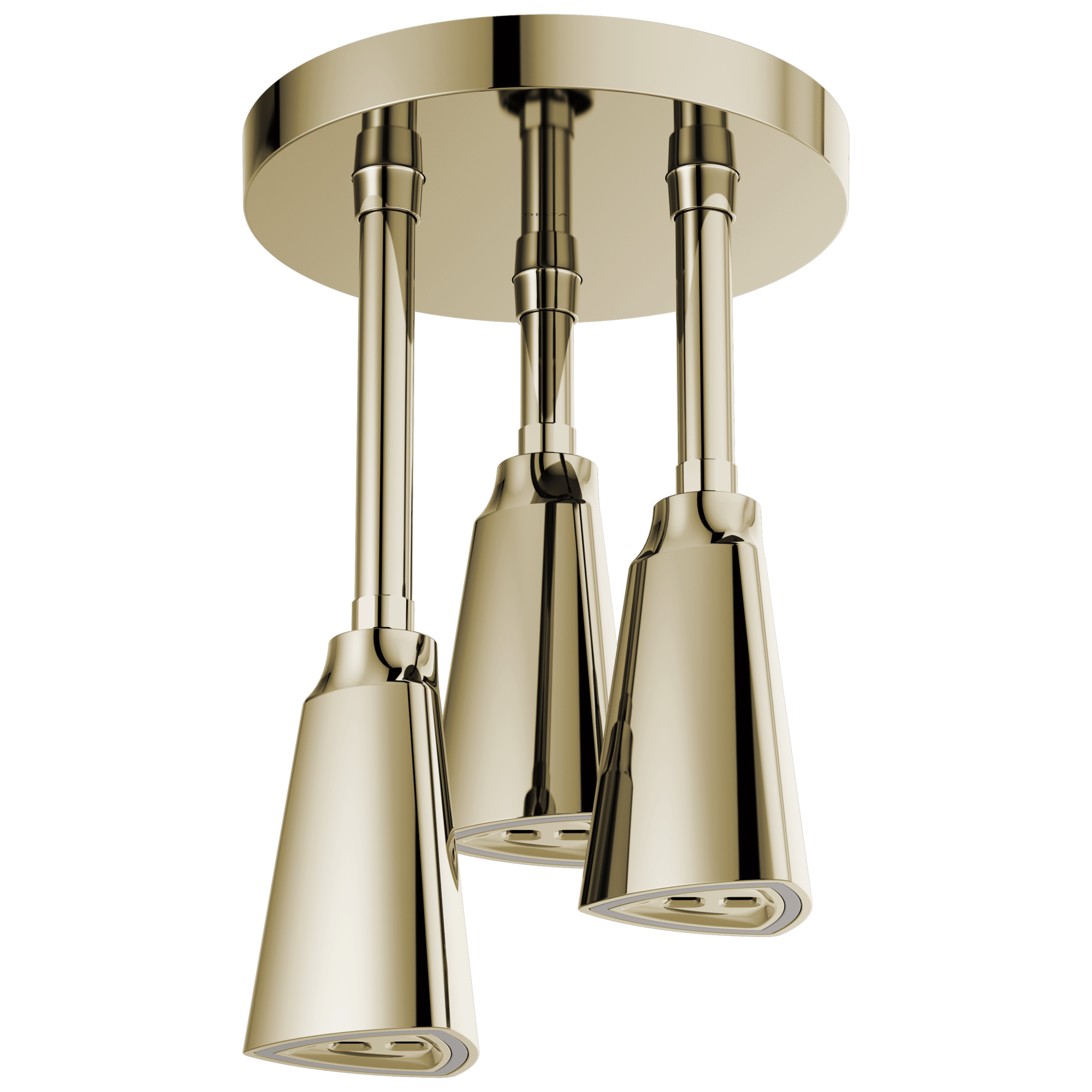 57140-PN25-L Подвесная душевая лейка Raincan со светодиодной подсветкой H2Okinetic® Delta Faucet Universal Showering Полированный никель 