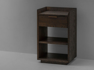 Прямоугольная тумбочка из дуба с ящиками