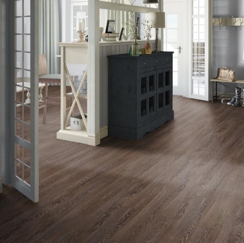 Виниловый ламинат Tarkett Lounge Henry Дуб с брашью (Текстурированная) 914,4х152,4/101,6 мм 1000901226 - Вид №2