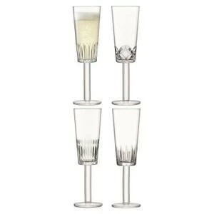 Набор из 4 бокалов-флейт для шампанского Tatra 250 мл