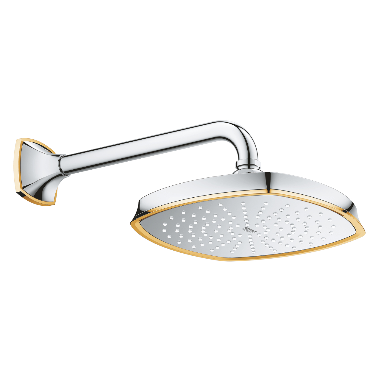 Душевой кронштейн GROHE Rainshower Grandera 285 мм, хром/золото (27986IG0) - Вид №1