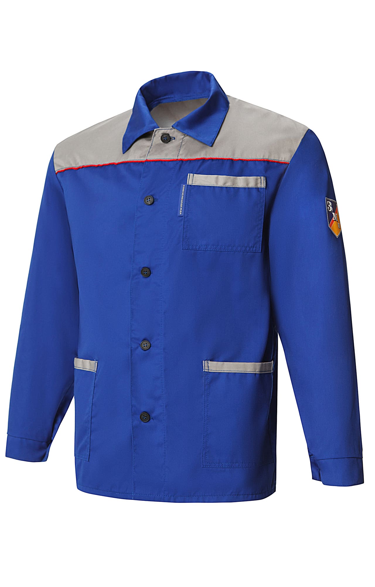 65400 Костюм "Труд" василек-серый  Летняя спецодежда  размер 60-62/170-176  - Вид №1