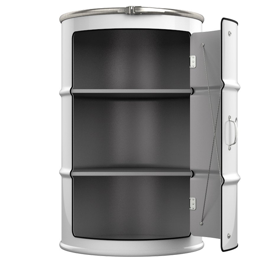 Декоративная бочка-шкаф Chanel №5 white XL STARBARREL  045300 Белый  - Вид №1