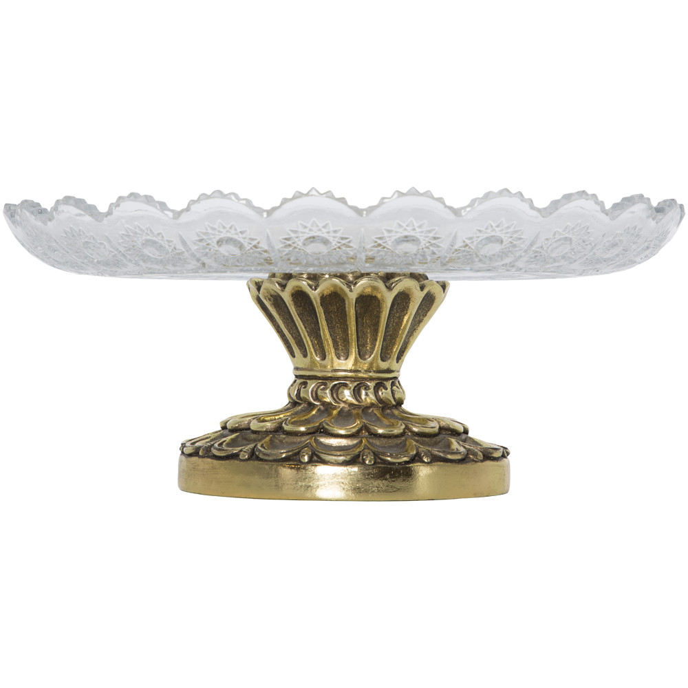 52097 Фруктовница-конфетница - 14 Бронза BOGACHO 4627179657253