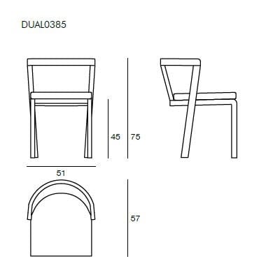 Садовый стул из ротанга Il Giardino di Legno ARCH-00004526 - Вид №1