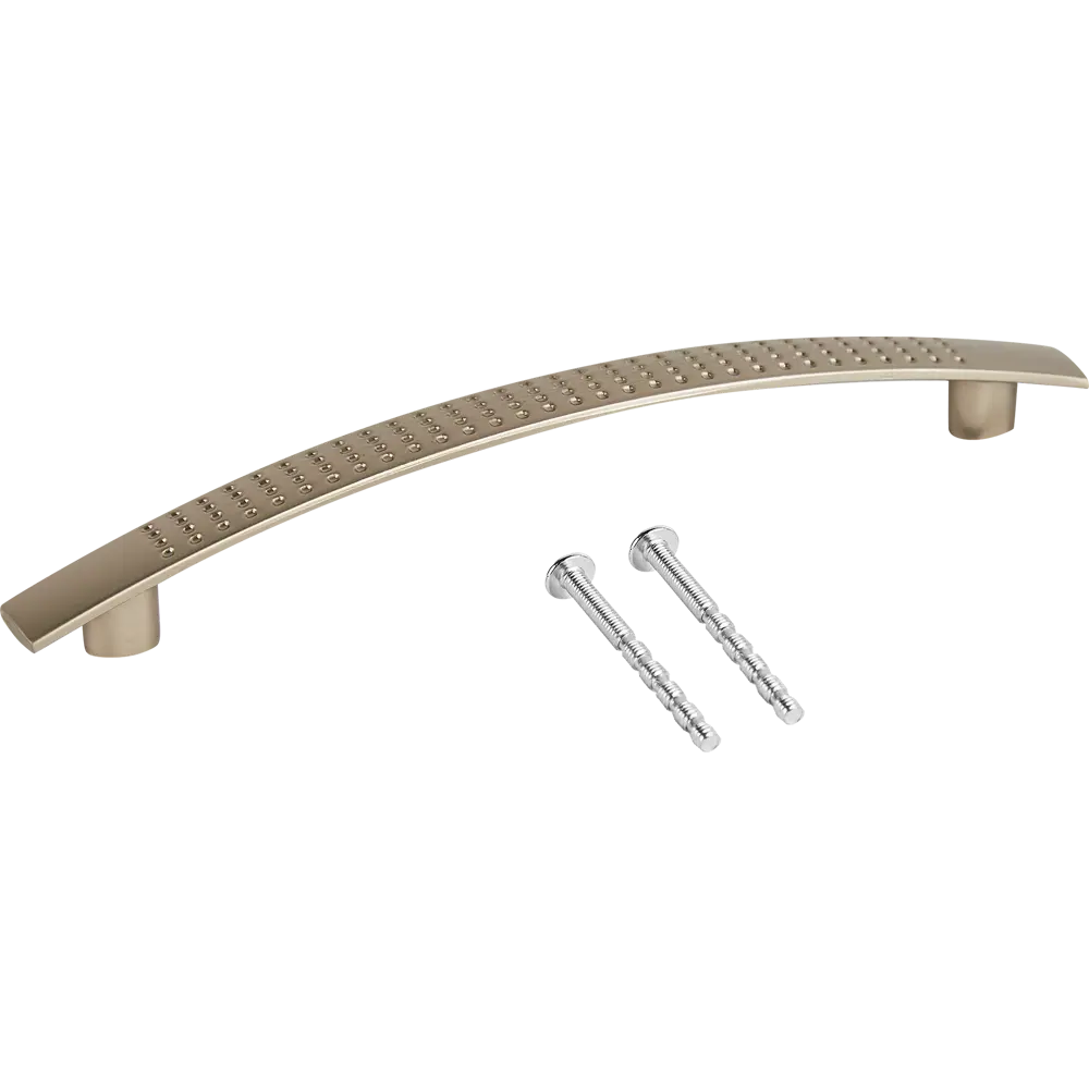 87377671 Ручка-скоба мебельная L4.030 ЦАМ 128 мм цвет никель STLM-1011753 LARVIJ  - Вид №3