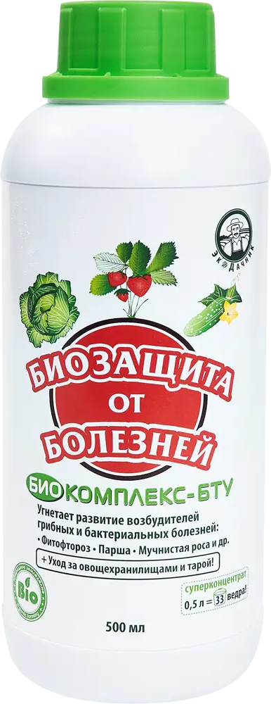 Экодачник Био Комплекс БТУ - органическое удобрение для защиты растений 500 мл 86481301
