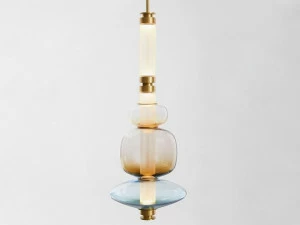 GABRIEL SCOTT Подвесной светильник из дутого стекла Luna