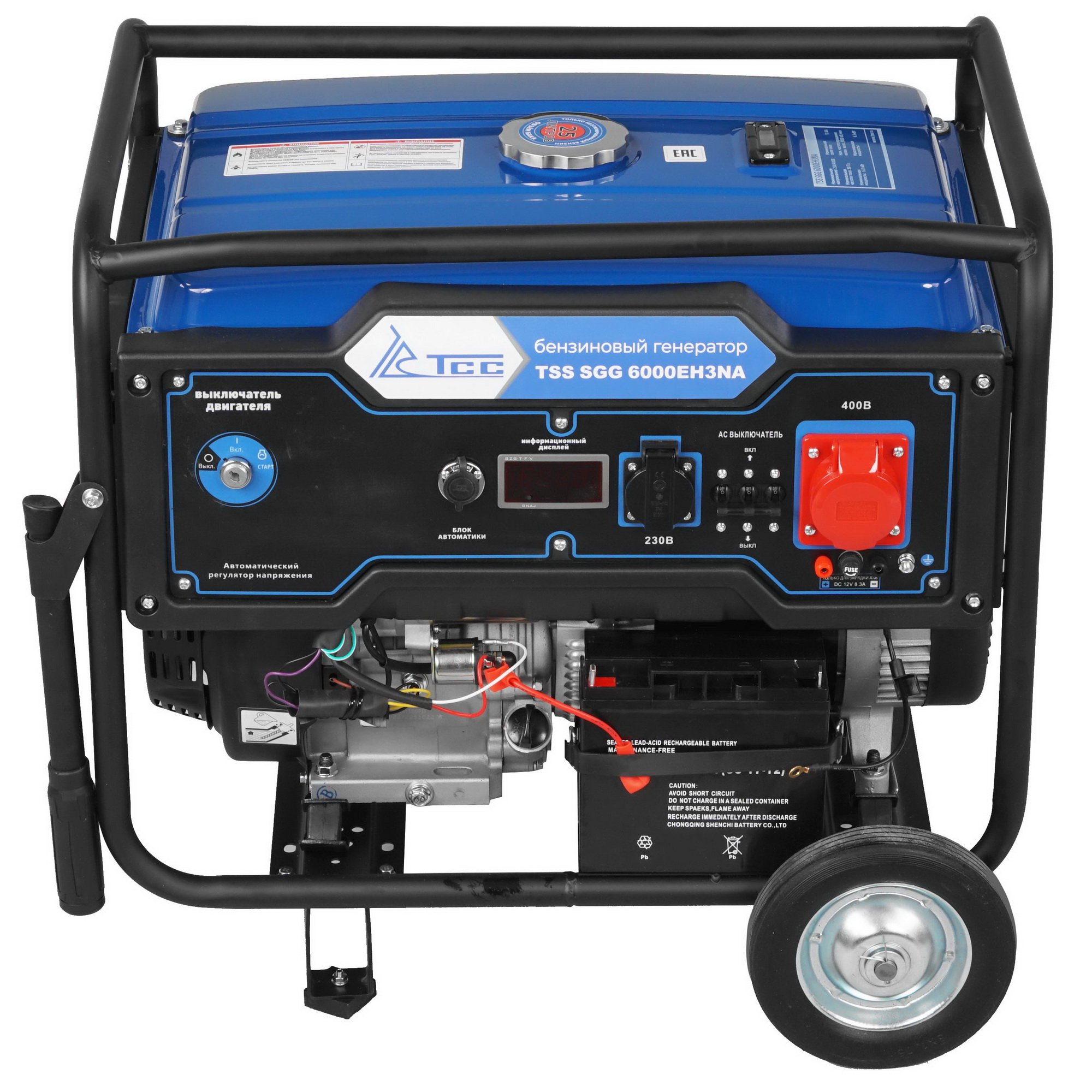 Электрогенератор   бензиновый ТСС SGG 6000EH3NA 5411114 STDN-0014976 - Вид №1