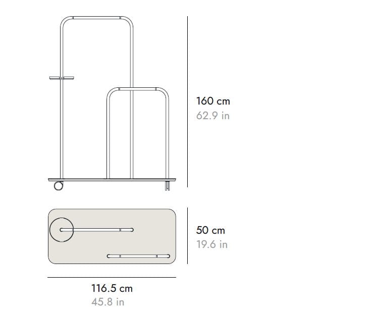 Деревянная вешалка для одежды Punt PLATEL ARCH-00080716 - Вид №3