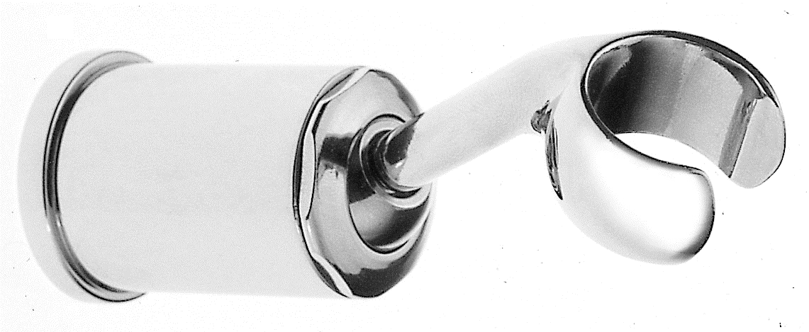 32900/SC-CR CARIMALI Настенный цилиндрический регулируемый держатель с кронштейном "K" 