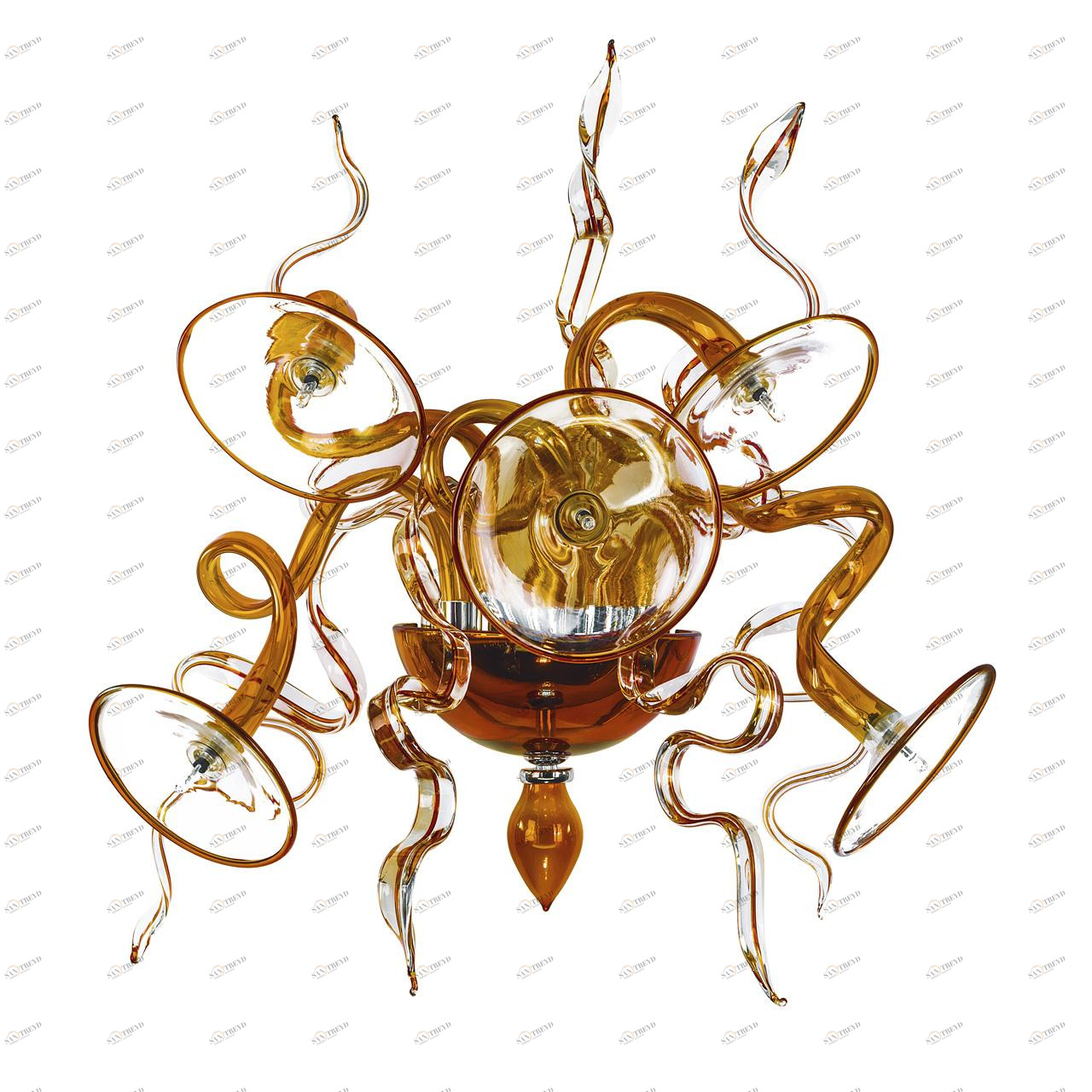 Бра Lightstar Ricciolo 894653 LIGHTSTAR ОРИГИНАЛЬНЫЕ, ФЛОРИСТИКА 079373 Золото;коричневый 