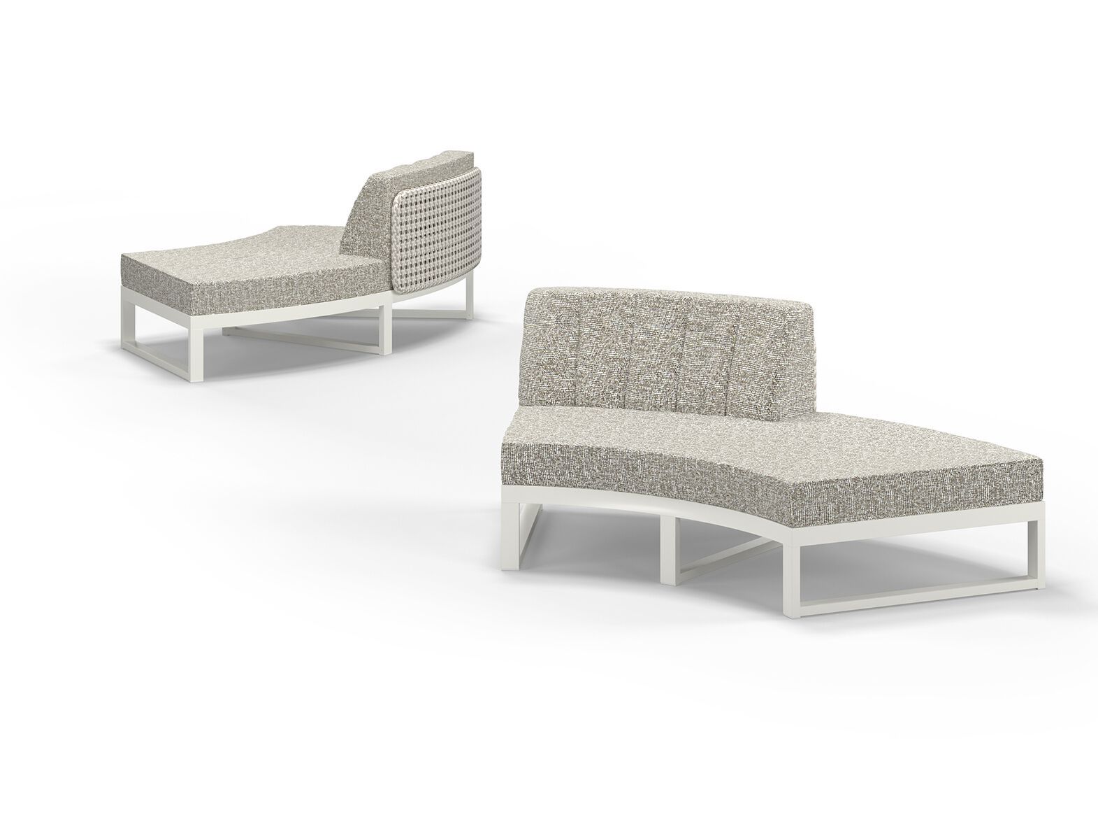 Модульный изогнутый садовый диван из ткани MAMAGREEN Munia ARCH-00071252 - Вид №2