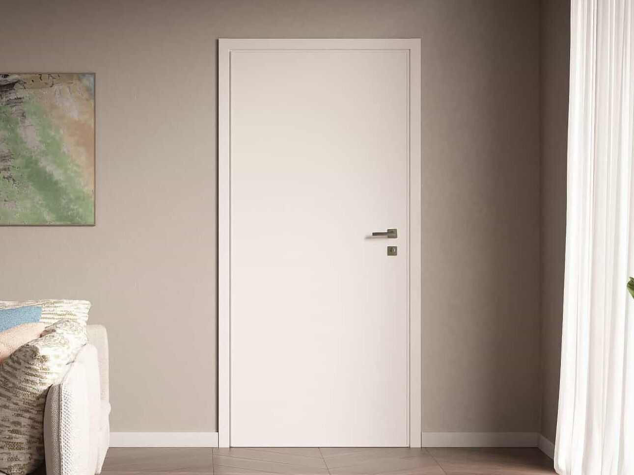 Бронированная входная дверь со скрытыми петлями DIERRE Minimal ARCH-00047981