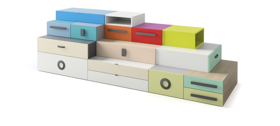 007253 Стеллаж La Grama Kubox Santreyd - Вид №5