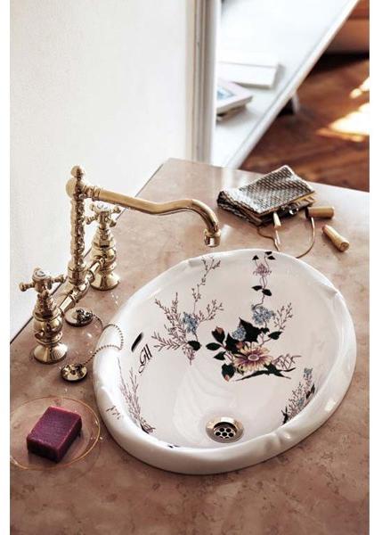 Встроенная раковина под столешницу овальная Gentry Home VICTORIAN sun-id-1471411 - Вид №2