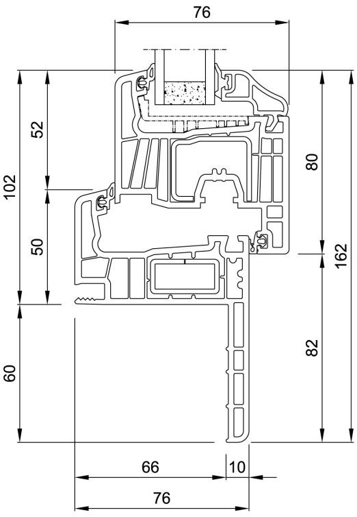 NURITH Французская дверь ПВХ с двойным остеклением sun-id-1414703 - Вид №3