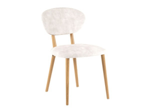 Мягкий стул из ткани без подлокотников