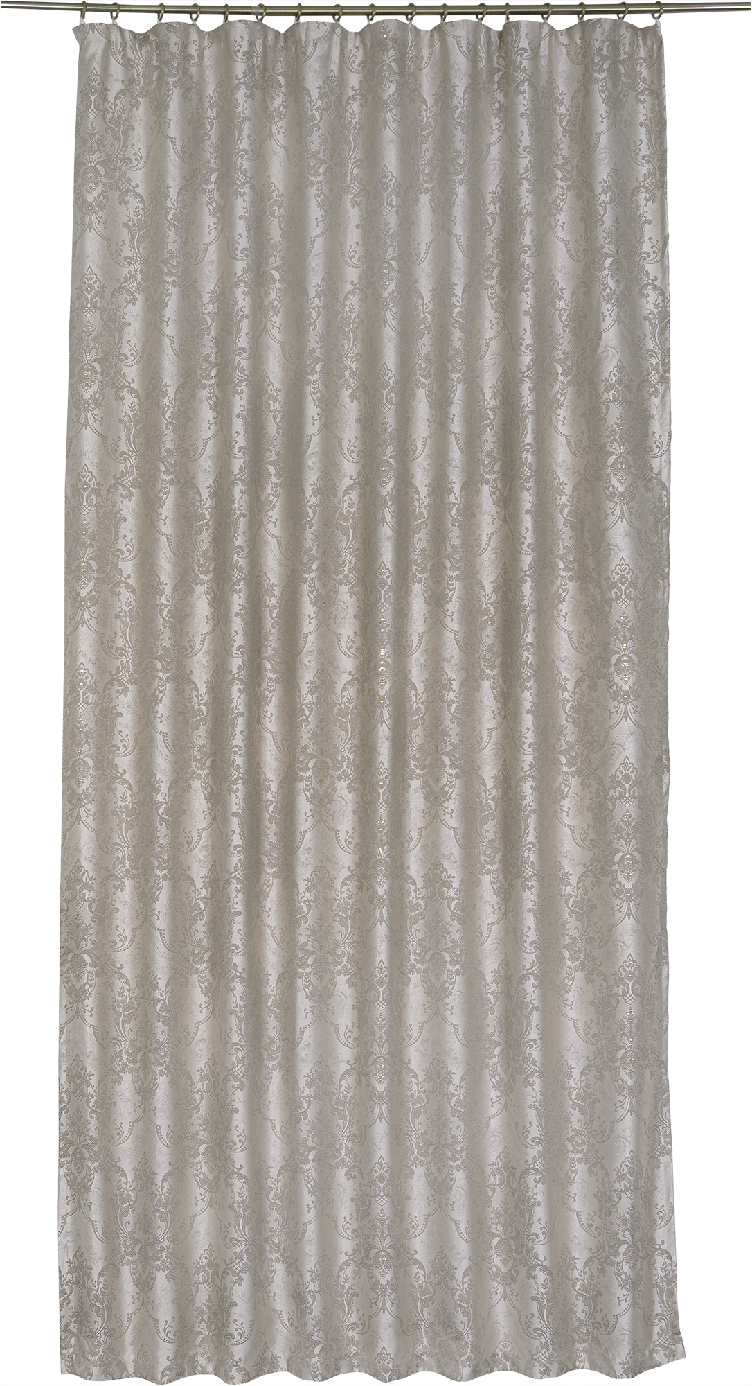 AMORE MIO Штора «Стамбул» золотая с вензелями для спальни 160х260 см 82009507