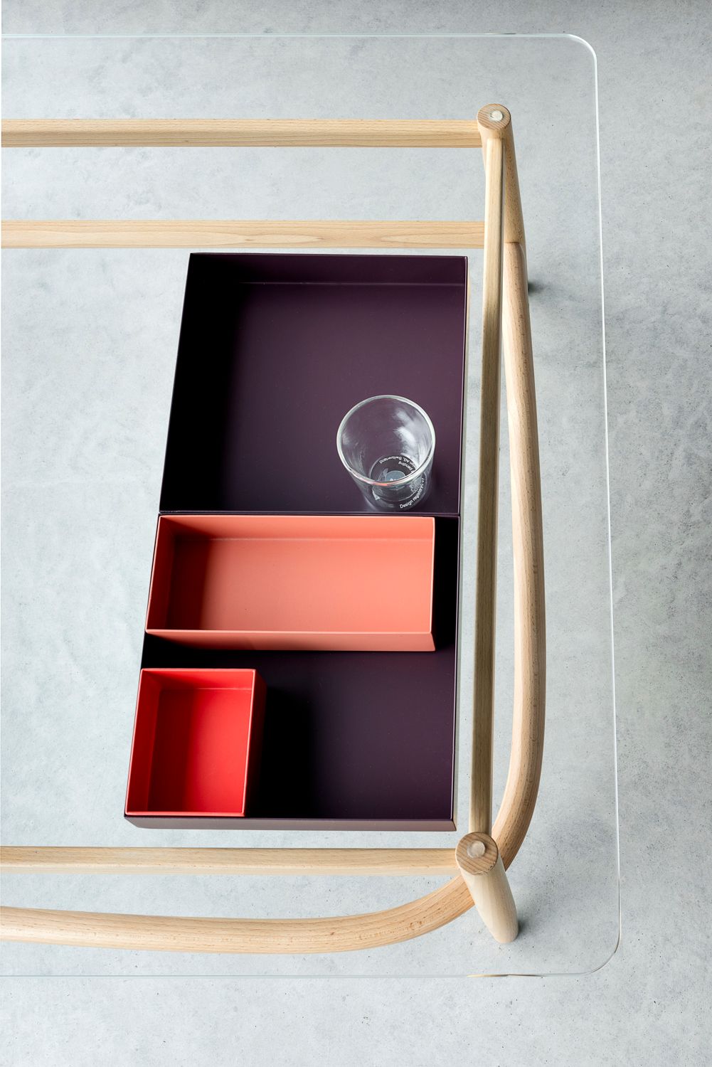 Деревянный квадратный журнальный столик Wiener GTV Design Single Curve ARCH-00086739 - Вид №6