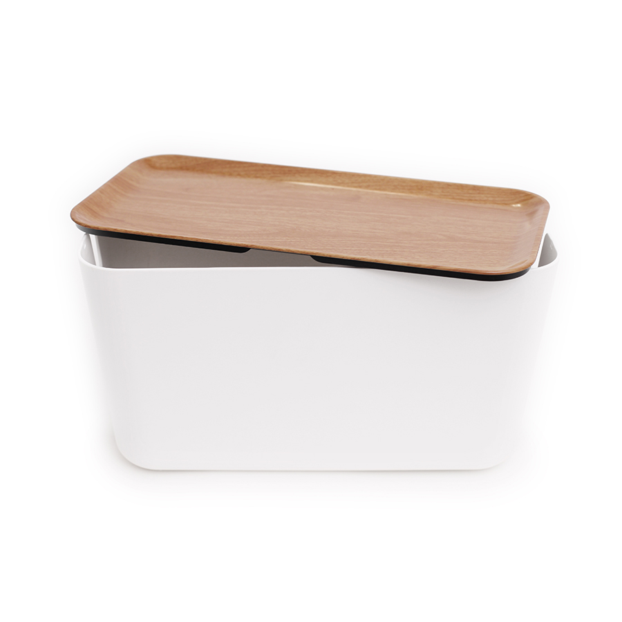 Органайзер для проводов Box большой белый-коричневый Bosign 240105 - Вид №3