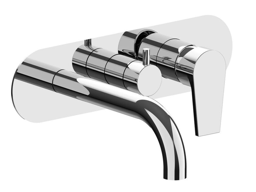 ABS однорычажный встраиваемый смеситель для ванны с переключателем Rubinetterie Frattini отдельная эстетика ARCH-00025293