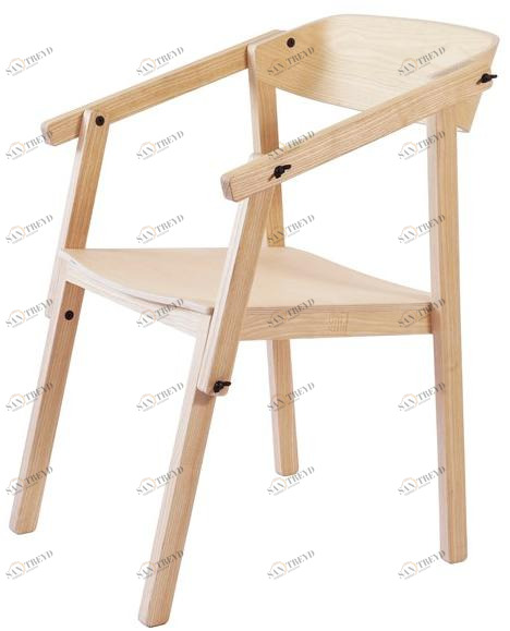 Askia Стул ясень с подлокотниками Atelier 1.c06.ah.mnt