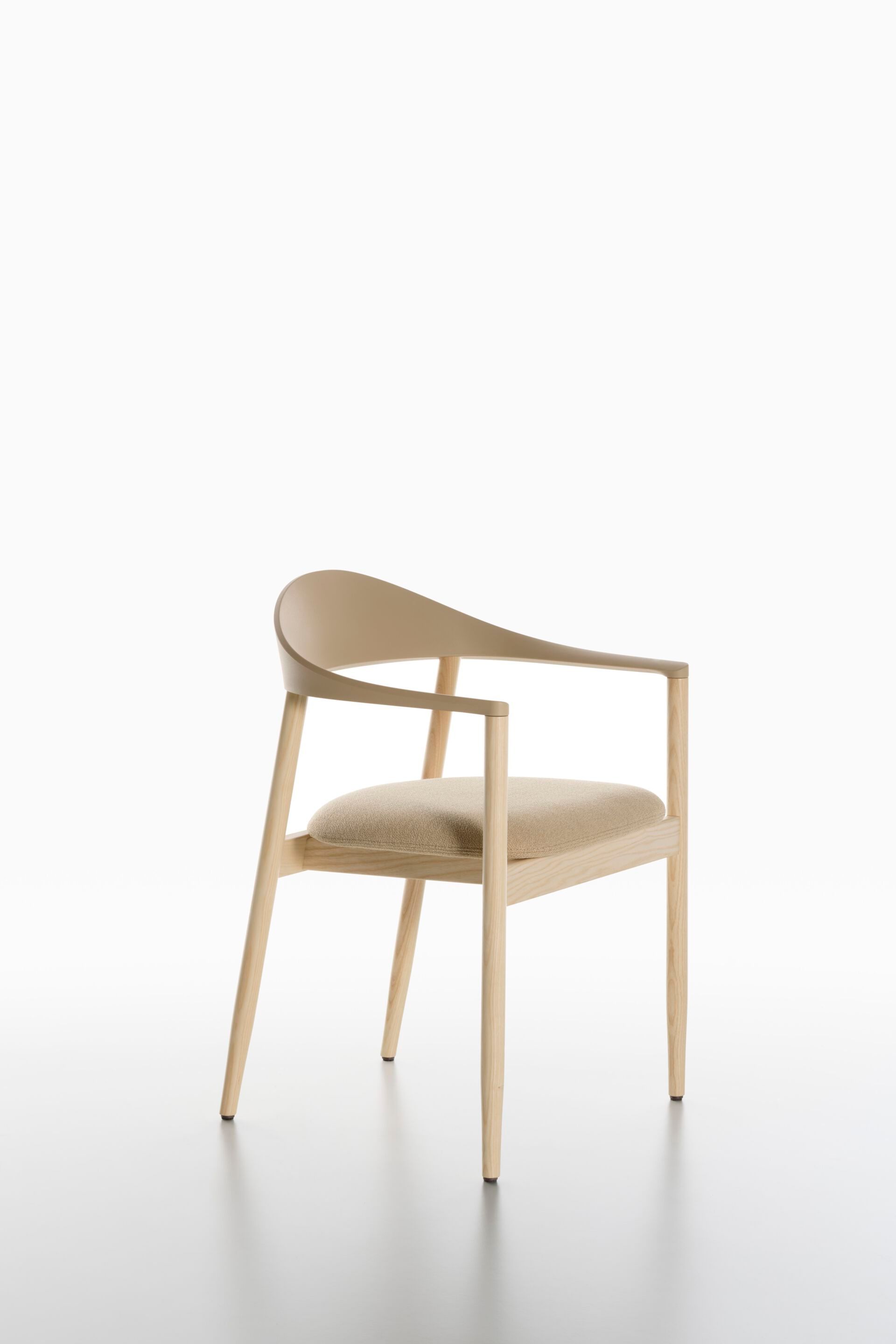 Дубовый стул с подлокотниками Plank Монца ARCH-00037371 - Вид №1