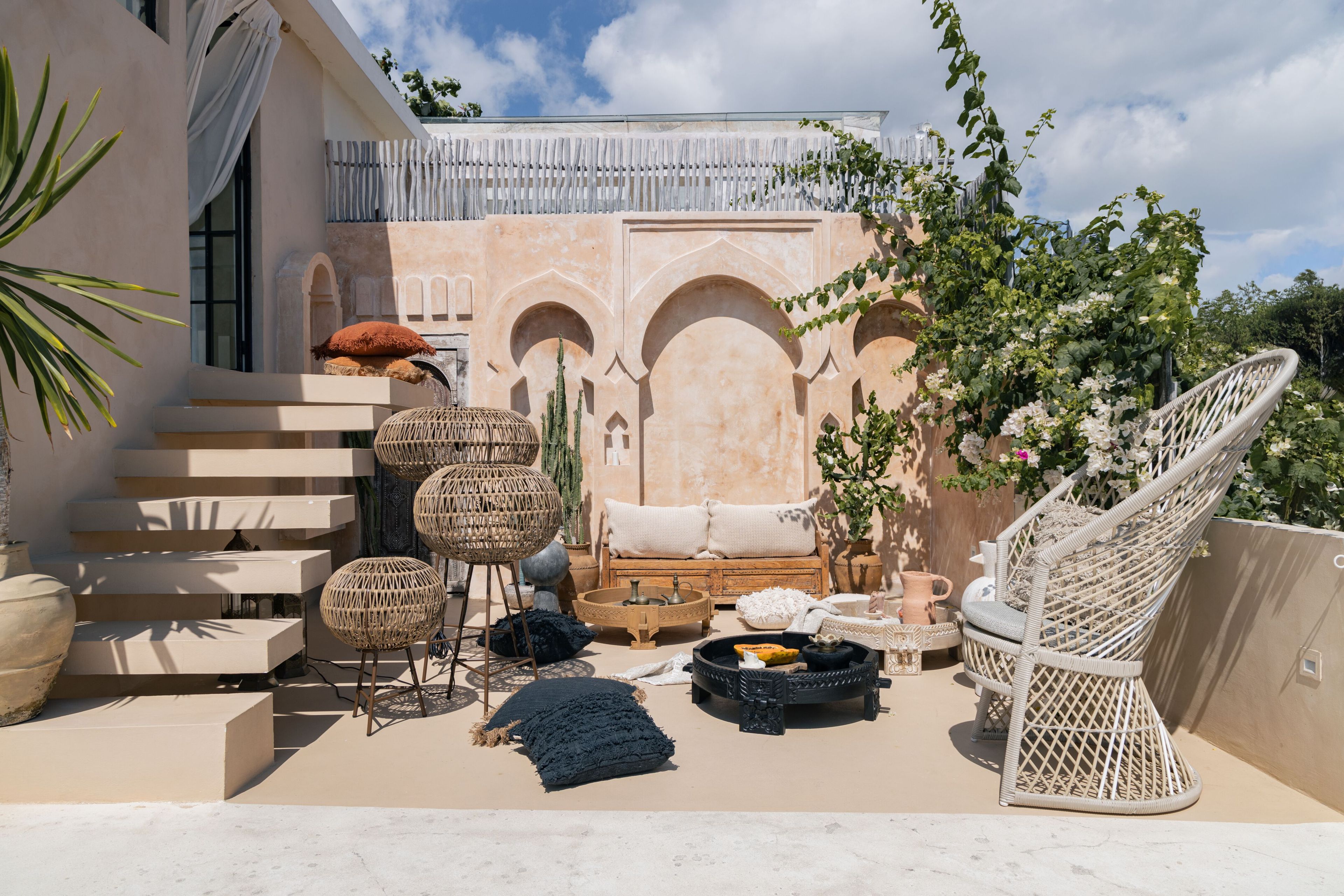 Садовое кресло из синтетического волокна с высокой спинкой cbdesign Agadir ARCH-00033714 - Вид №8