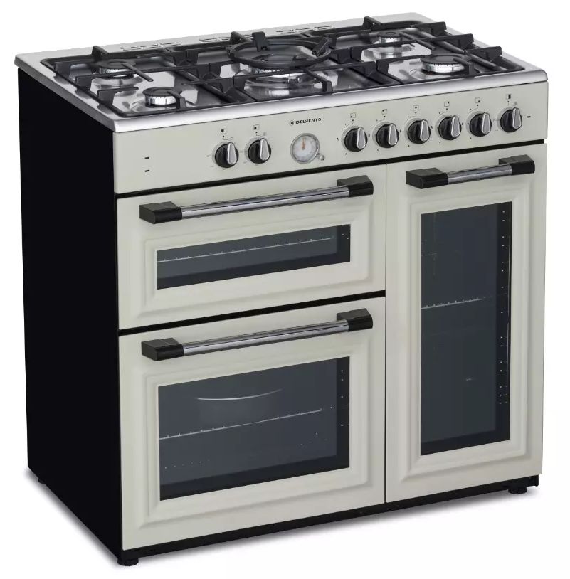 9057836 Комбинированная плита Delvento V96NR53001 бежевый STDN-0039831 - Вид №1