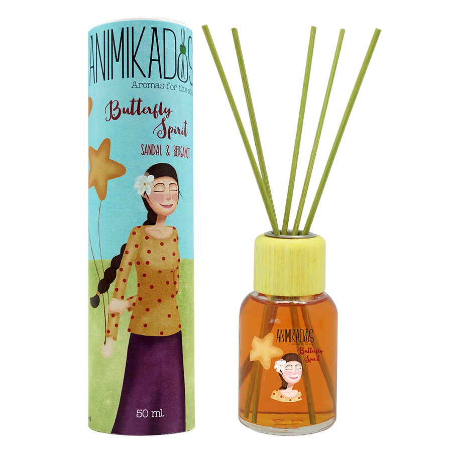 MK050NSAMGB Диффузор ароматический , animikados, butterfly spirit, 50 мл Ambientair 
