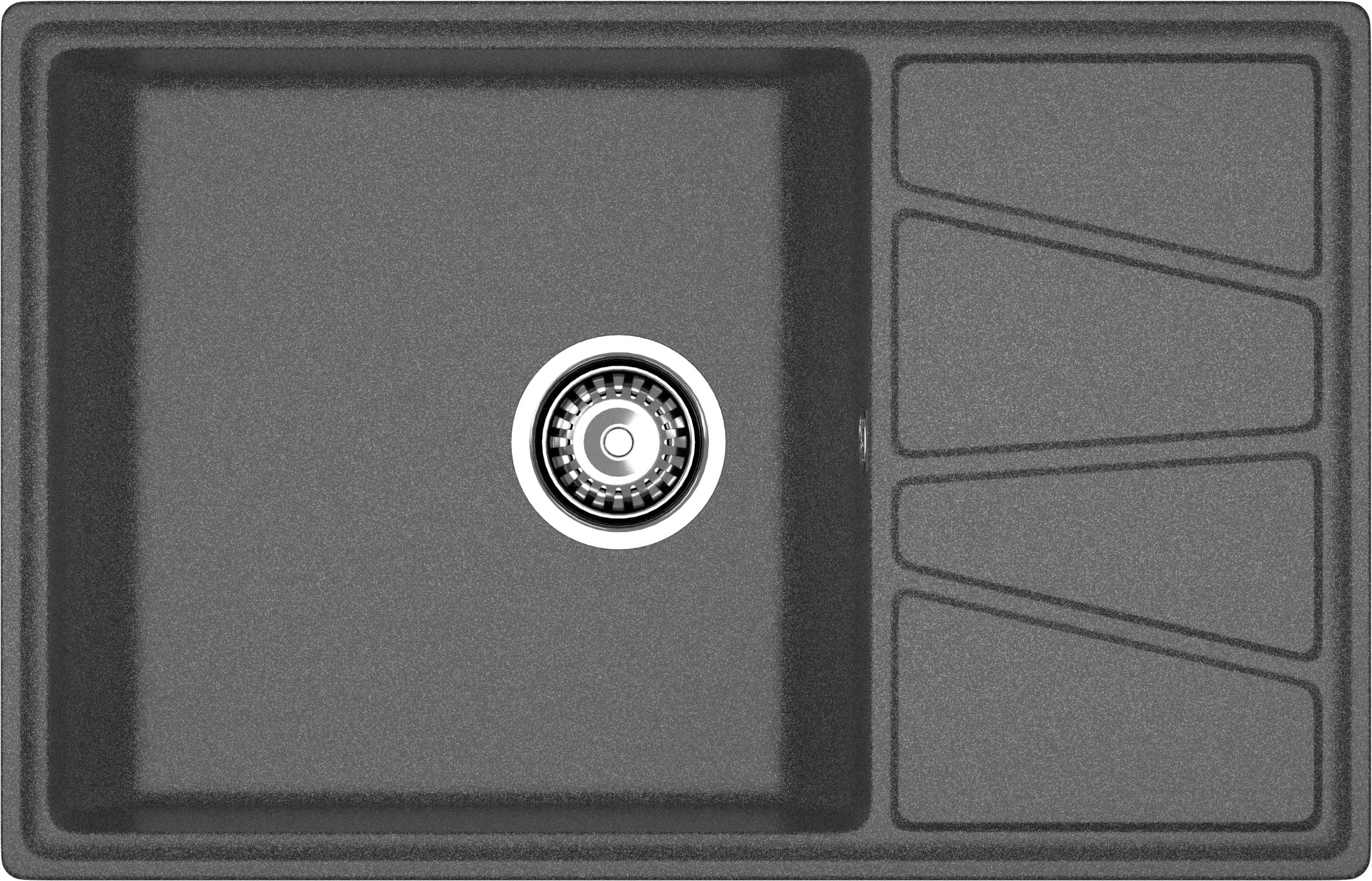 Кухонная мойка Искусственный камень VERTEX S148 GranFest V-780L-S148