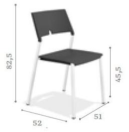 Casala Пластиковый стул Axa 1065/00 - Вид №1