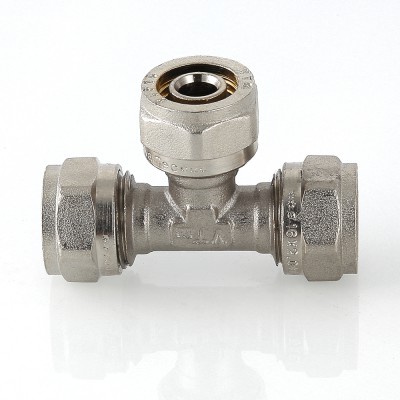 VTm.331.N.322626 Фитинг обжимной – тройник Valtec 32 х 26 х 26 мм  - Вид №4