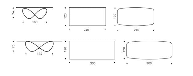 Керамический стол Cattelan italia Butterfly ARCH-00062625 - Вид №5
