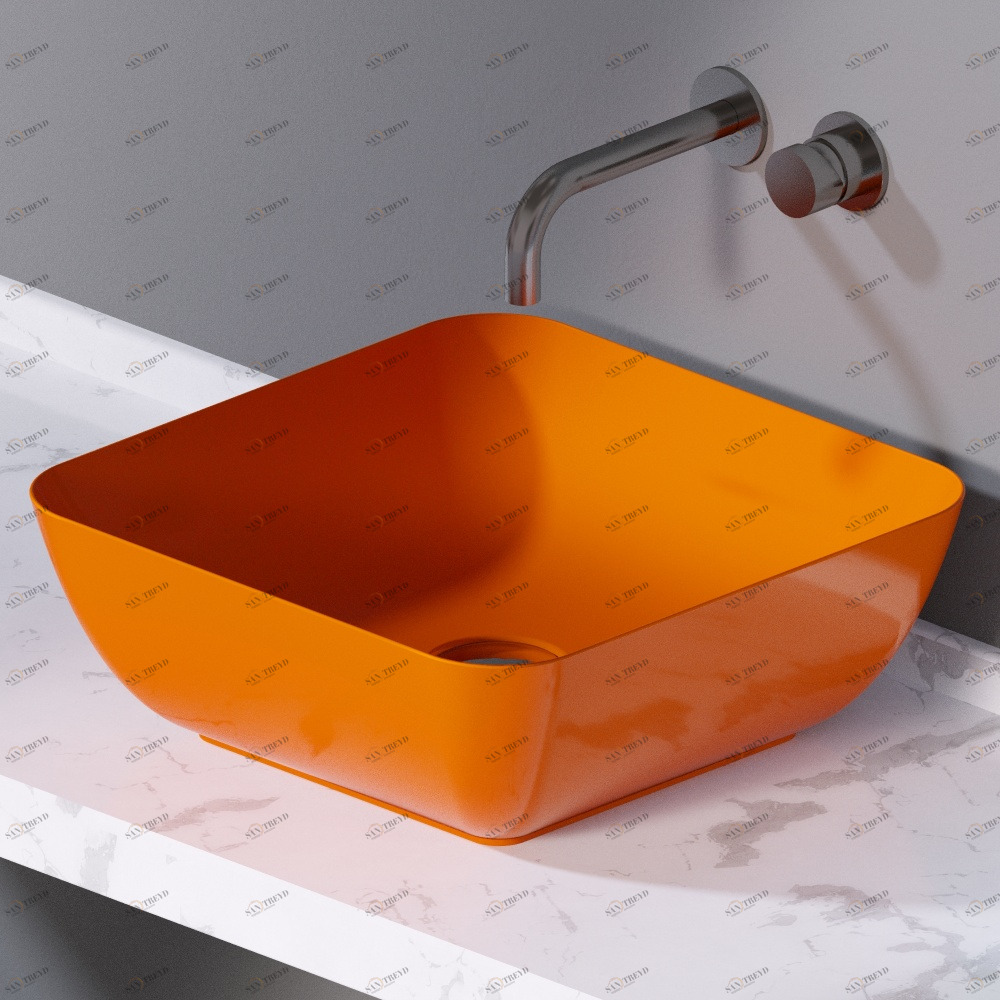 L602114 Накладная раковина на столешницу  прямоугольная A. e T. Italia ELITE AeT ITALIA