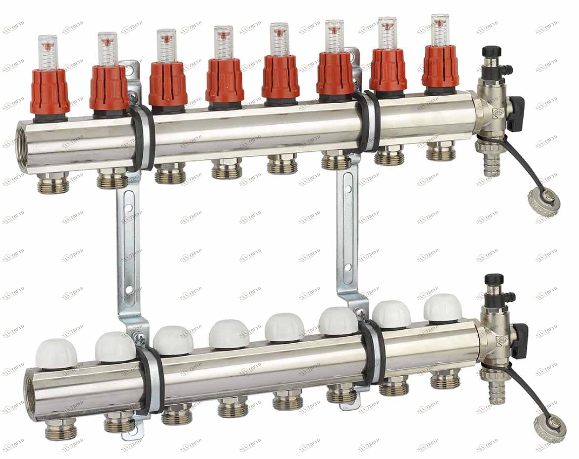 Carlo Poletti KF5912011T Группа коллекторная предварительной сборки с расходомерами 