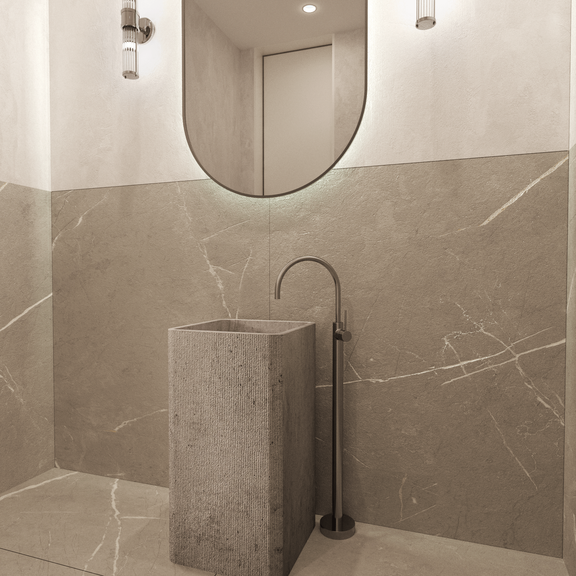 WB-617 Раковина из бетона BET-ON BetOn  - Вид №1