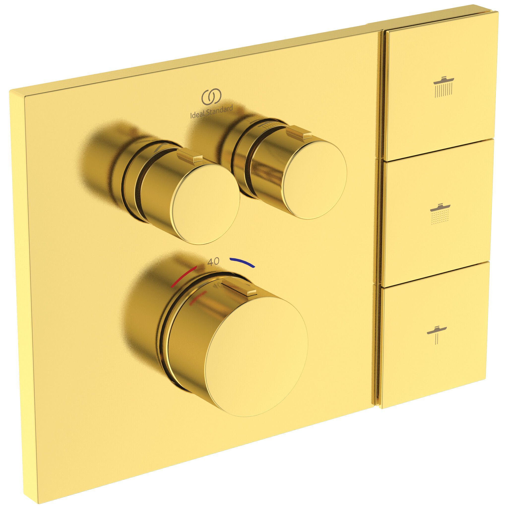 Термостатический встраиваемый смеситель для душа Ideal Standard Ceratherm Navigo ® Solos ARCH-00012701 - Вид №8