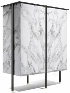 Capital Collection Буфет из мрамора с распашными дверцами Tudor