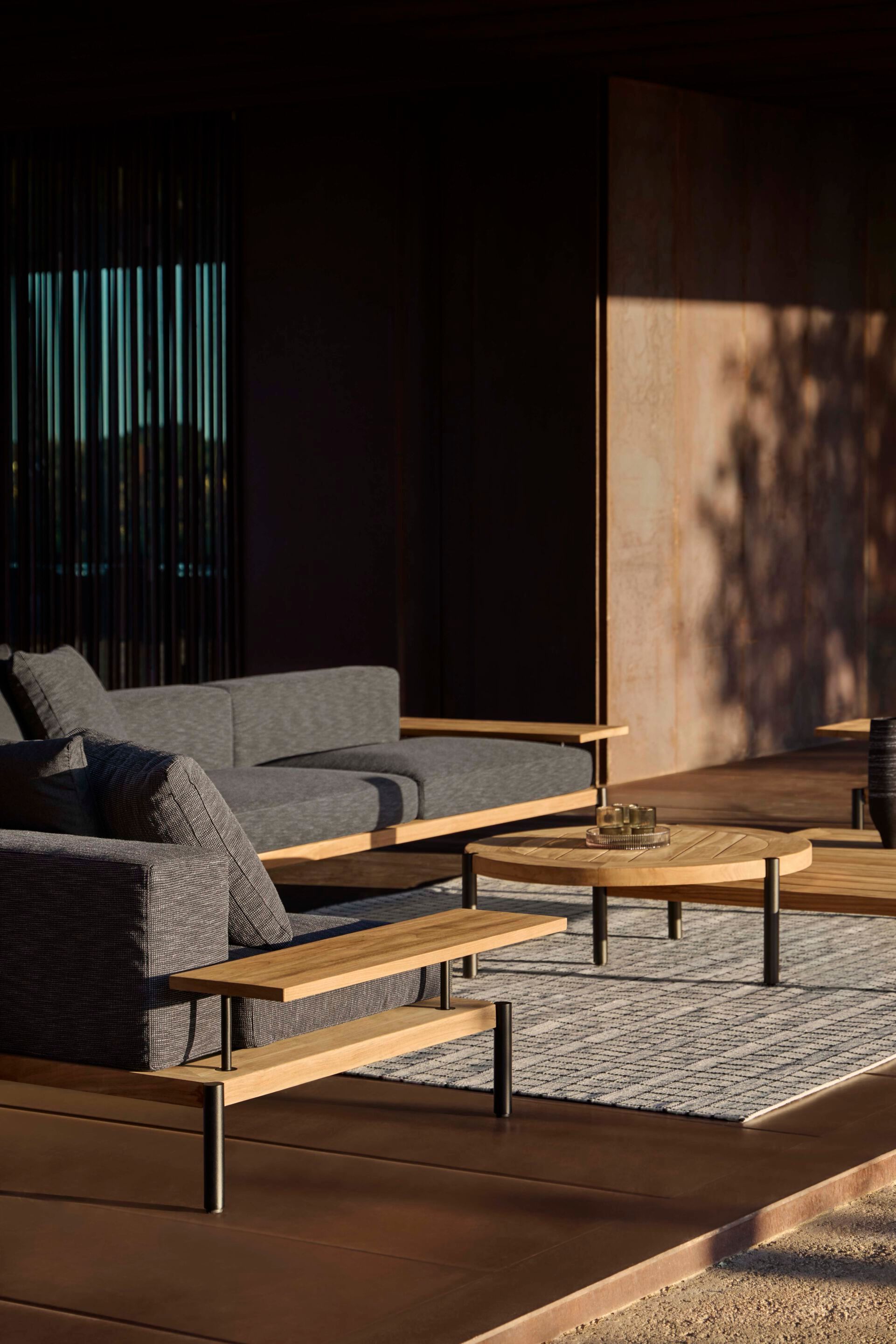 3-местный тканевый съемный садовый диван GANDIABLASCO Lademadera ARCH-00085085 - Вид №4